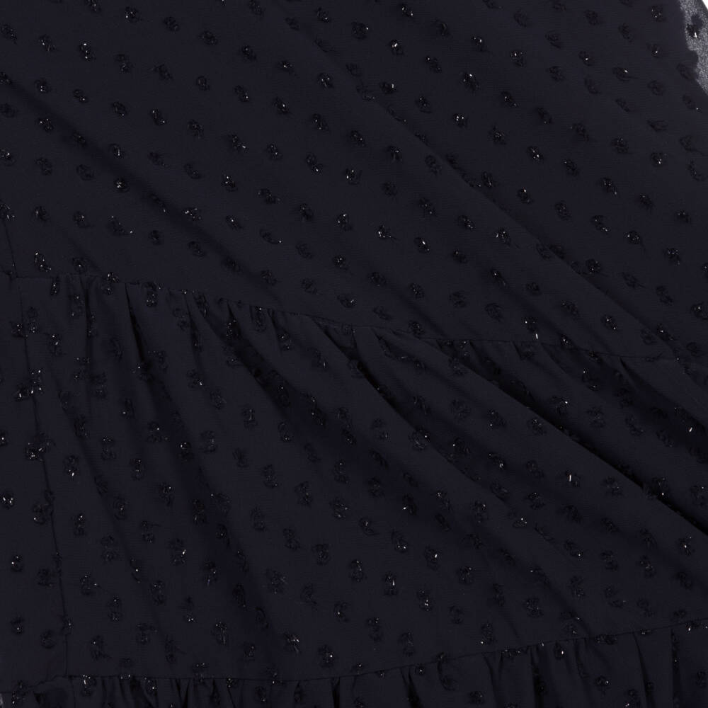 Abel & Lula-فستان شيفون لون كحلي | Childrensalon Outlet