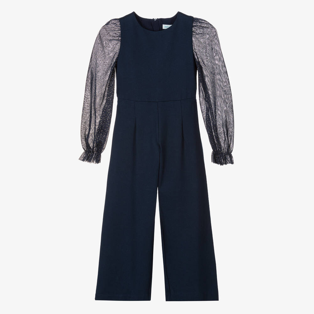 Abel & Lula-Синий комбинезон для девочек | Childrensalon Outlet