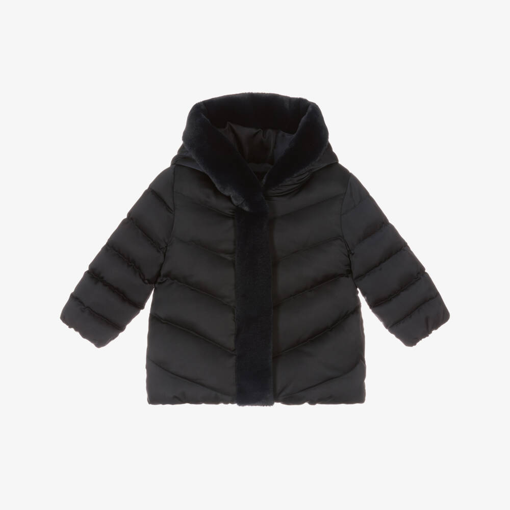 Abel & Lula-Синяя куртка с атласным отливом | Childrensalon Outlet