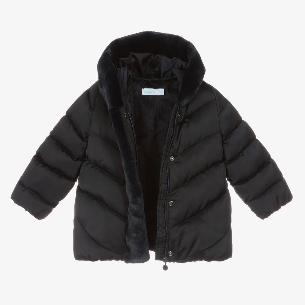 Abel & Lula-Синяя куртка с атласным отливом | Childrensalon Outlet