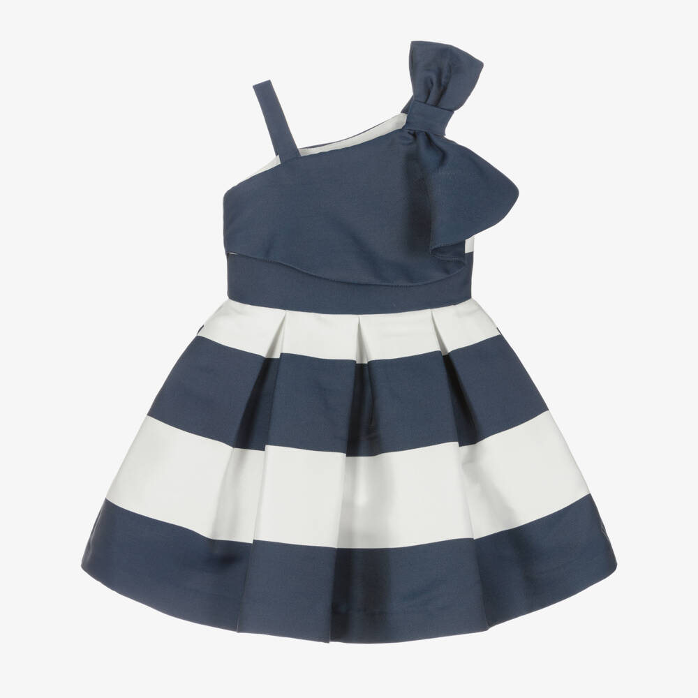 Abel & Lula-Платье в сине-белую полоску | Childrensalon Outlet