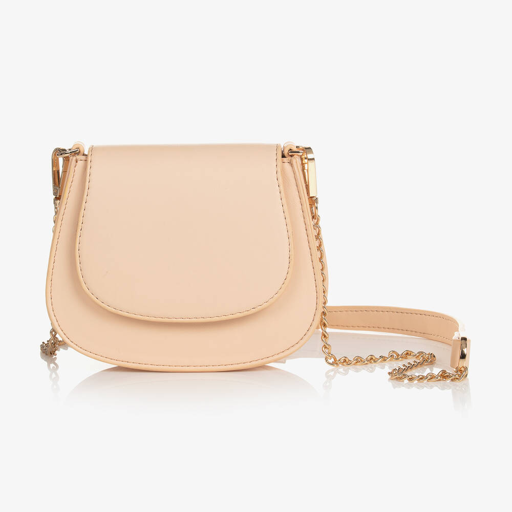 Abel & Lula-Girls Pale Pink Shoulder Bag (14cm) | Childrensalon Outlet