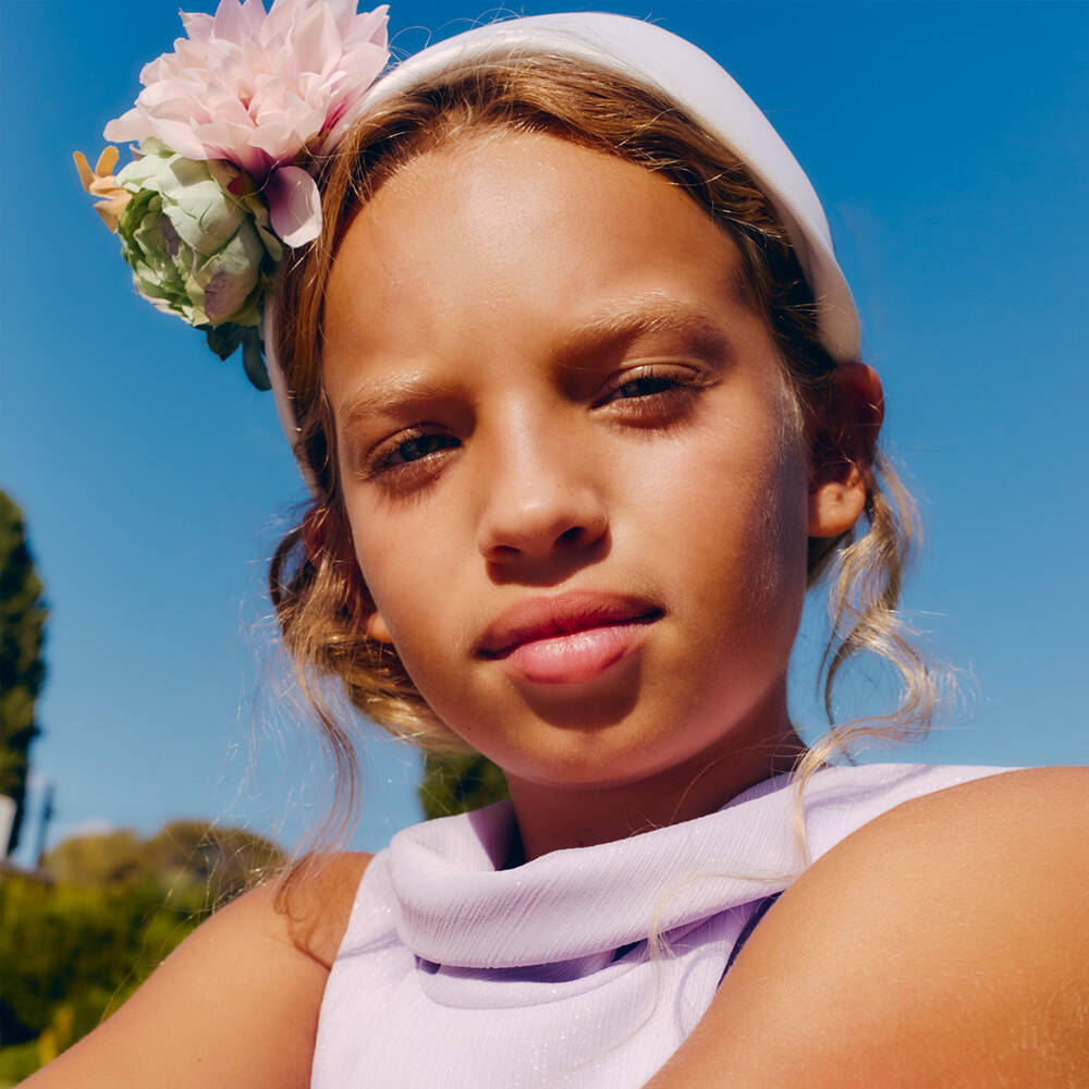 Abel & Lula-طوق زهور بألوان الباستيل للبنات | Childrensalon Outlet