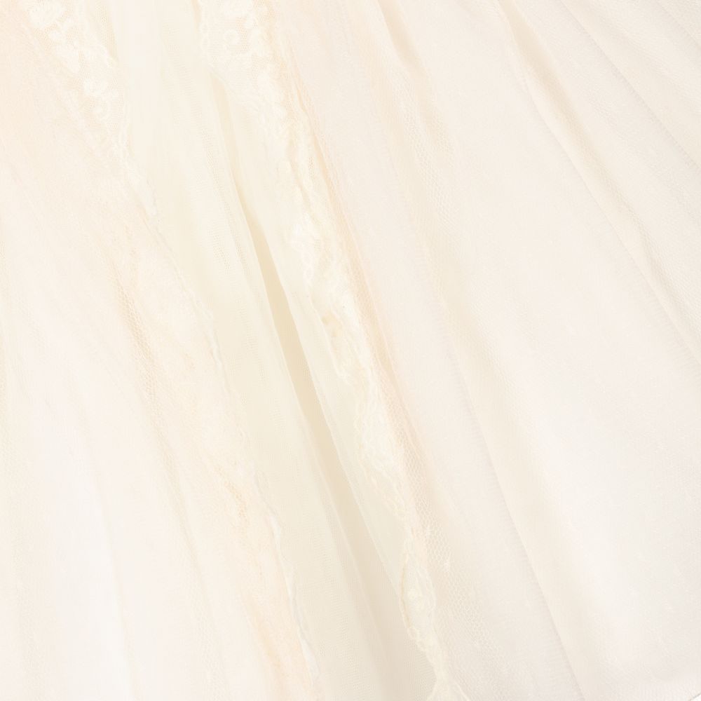 Abel & Lula-Girls Pink & Ivory Tulle Dress | Childrensalon Outlet