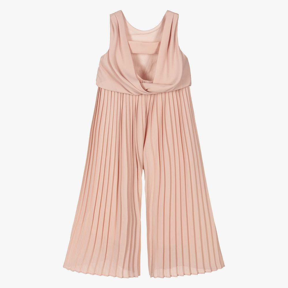 ابل اند لولا-جمبسوت شيفون لون زهري للبنات | Childrensalon Outlet