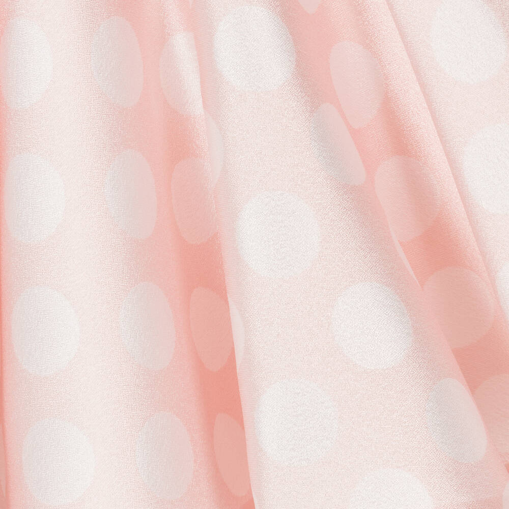 Abel & Lula-Girls Pink Polka Dot Dress | Childrensalon Outlet
