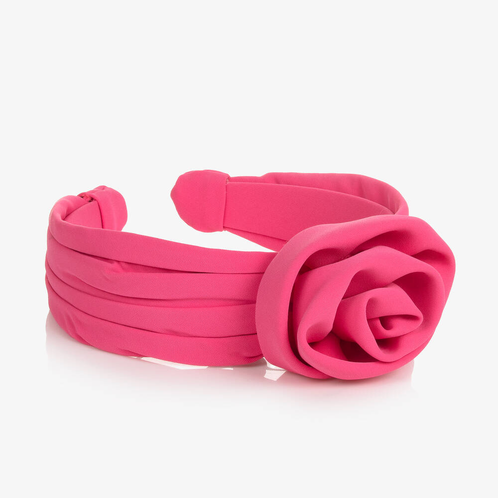 Abel & Lula-طوق شعر بوردة لون زهري للبنات | Childrensalon Outlet