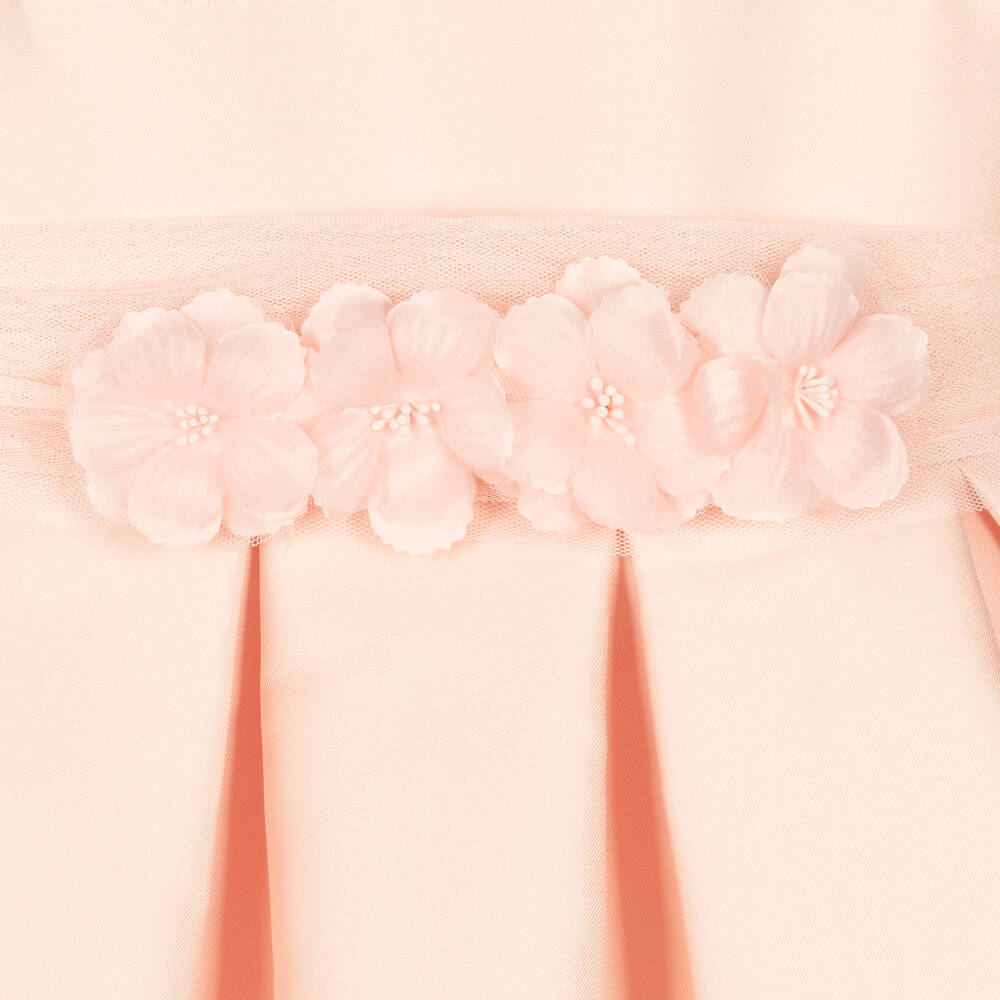 Abel & Lula-Girls Pink Satin Dress | Childrensalon Outlet
