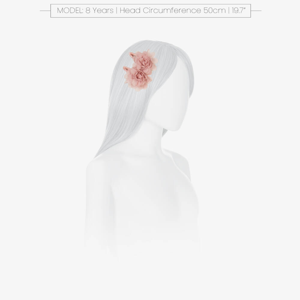 Abel & Lula-Girls Rosy Blossom Hair Duo | Childrensalon Outlet