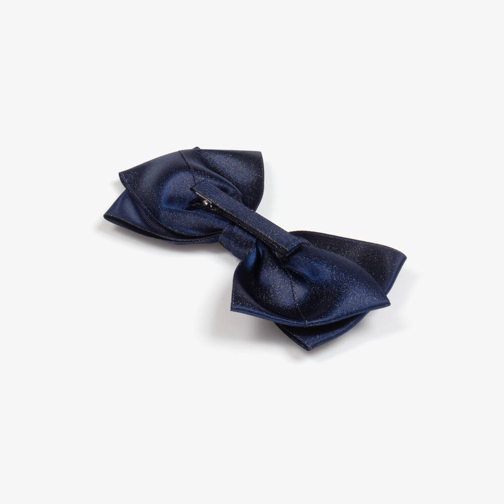 Abel & Lula-Girls' Satin Shine Bow Clip | Childrensalon Outlet