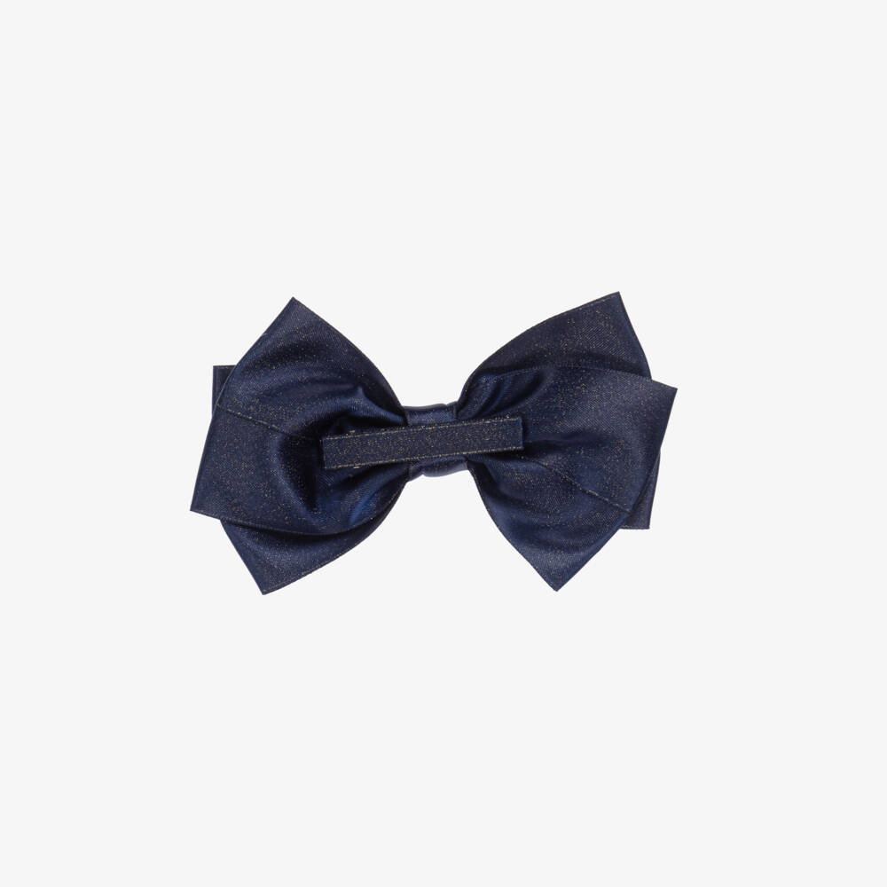 Abel & Lula-Girls' Satin Shine Bow Clip | Childrensalon Outlet