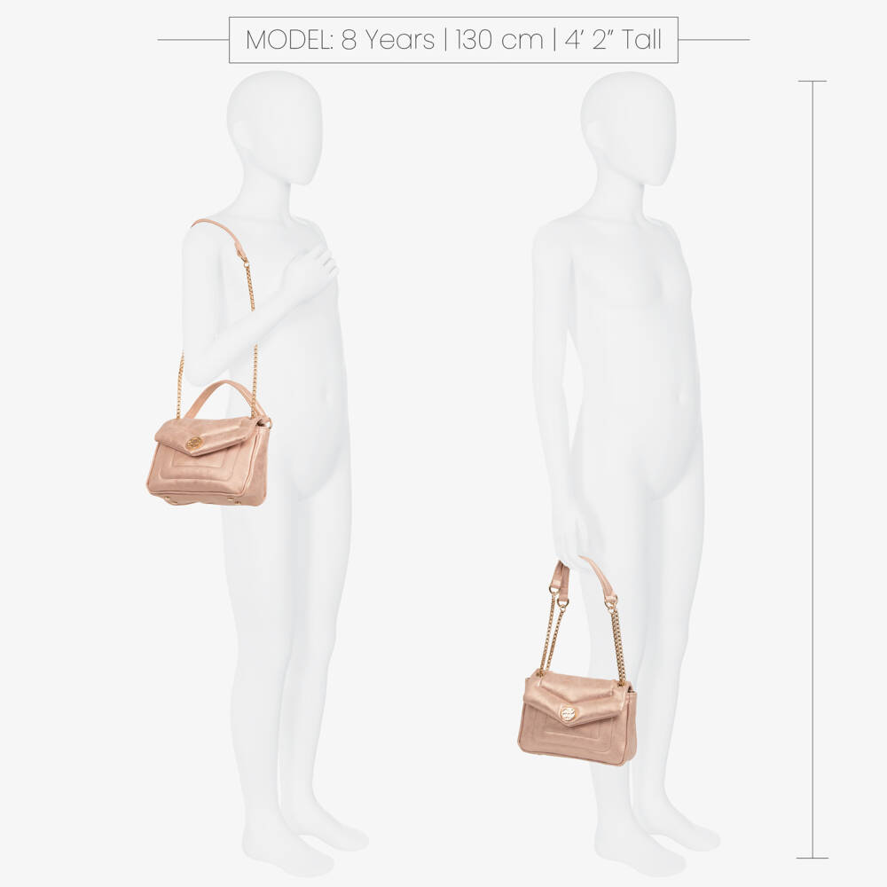 Abel & Lula-Girls Shimmering Rose Quilted Purse | Childrensalon Outlet