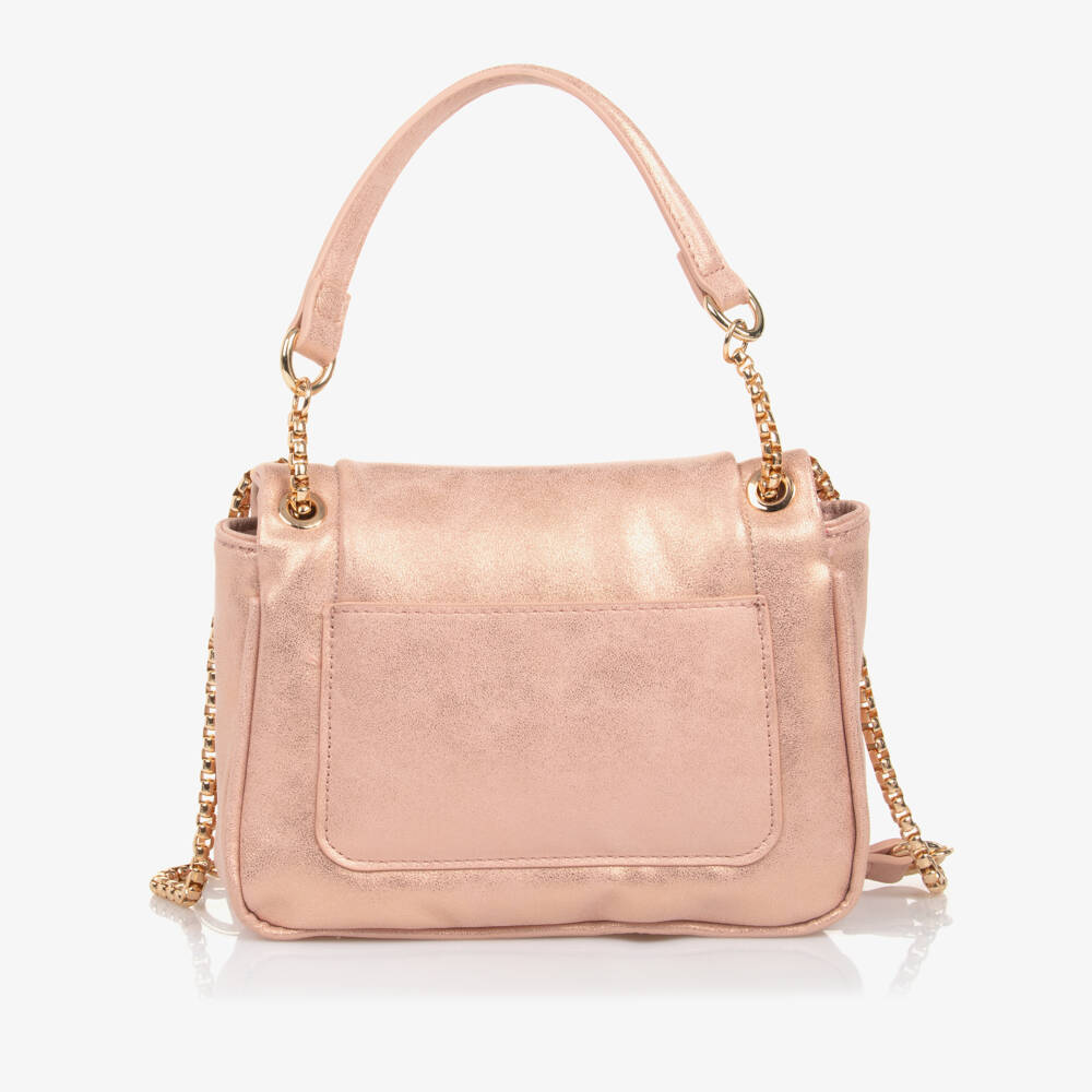 Abel & Lula-Girls Shimmering Rose Quilted Purse | Childrensalon Outlet