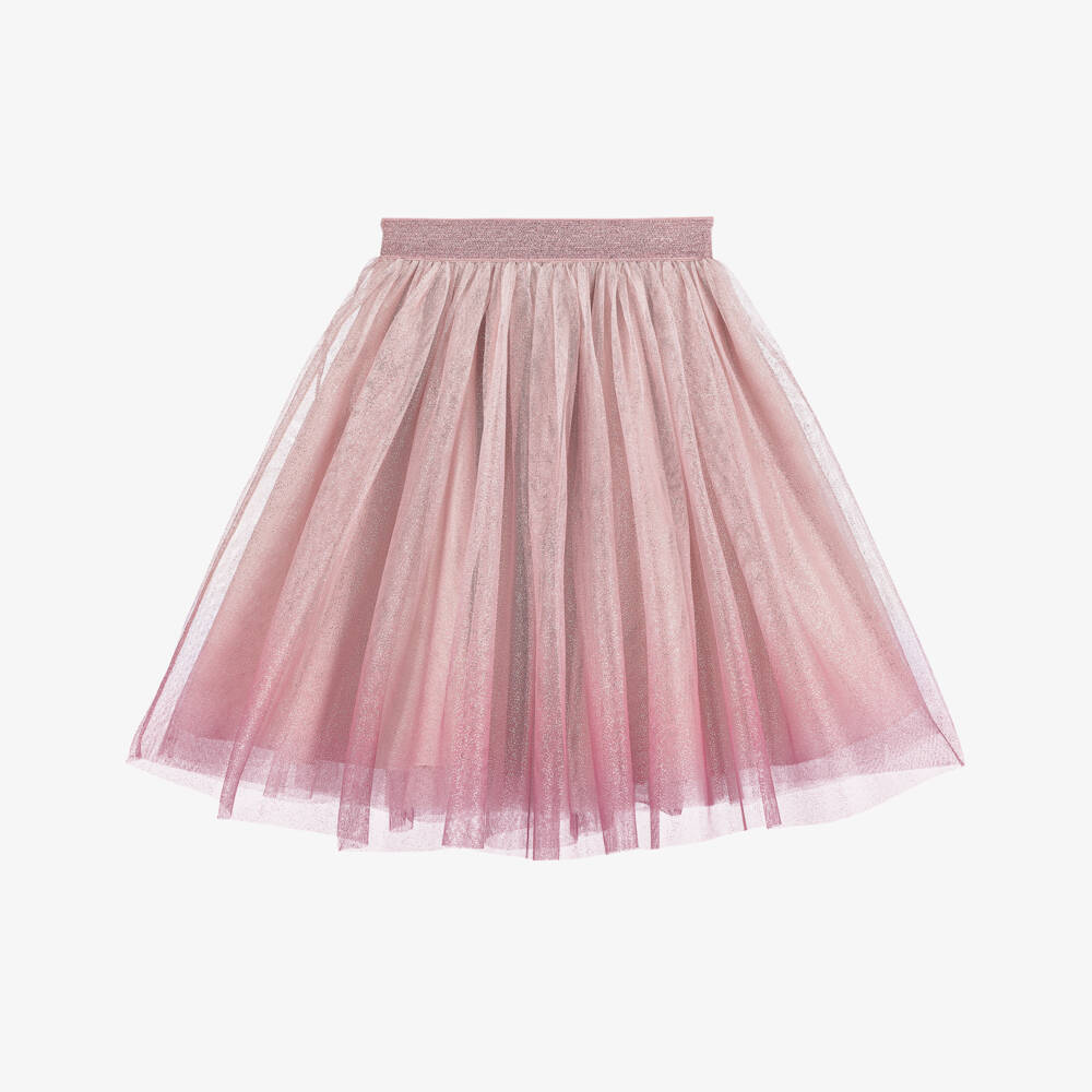 Abel & Lula-تنورة تول لون زهري براق | Childrensalon Outlet