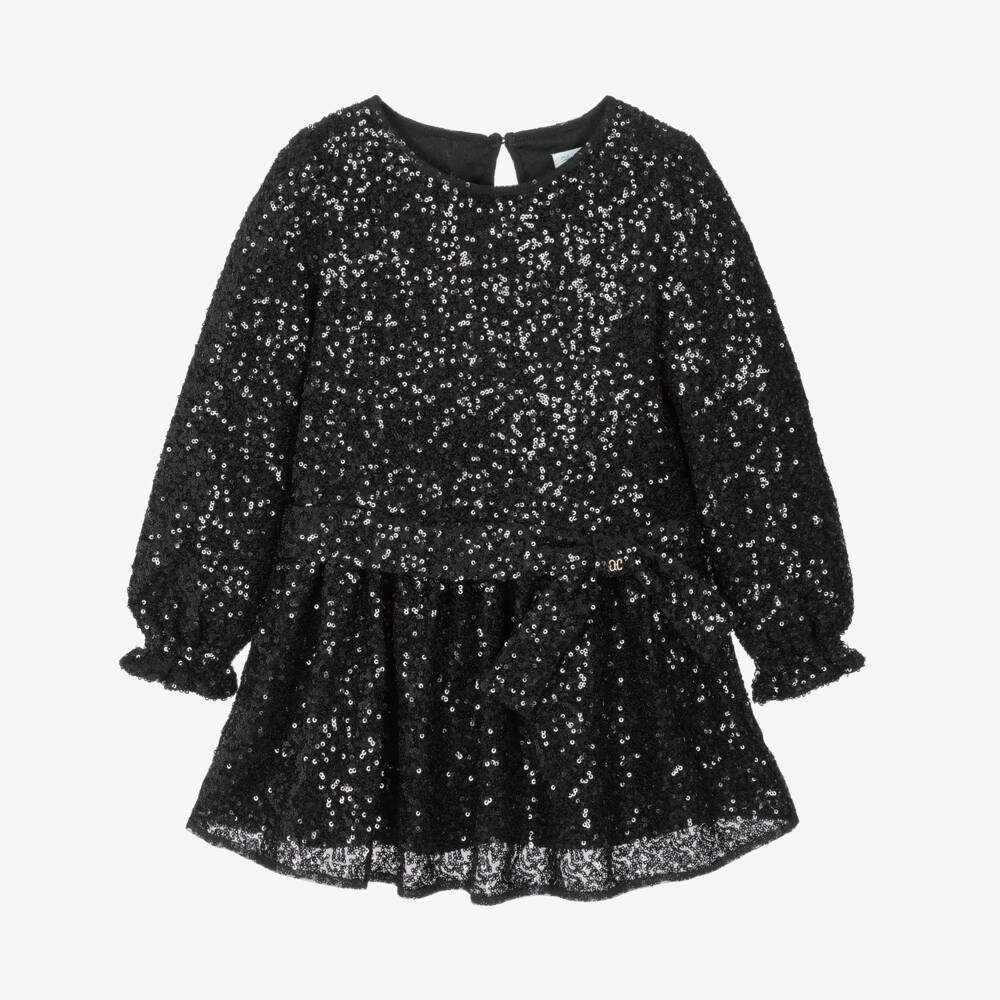 Abel & Lula-Girls Sparkling Long Sleeve Dress | Childrensalon Outlet
