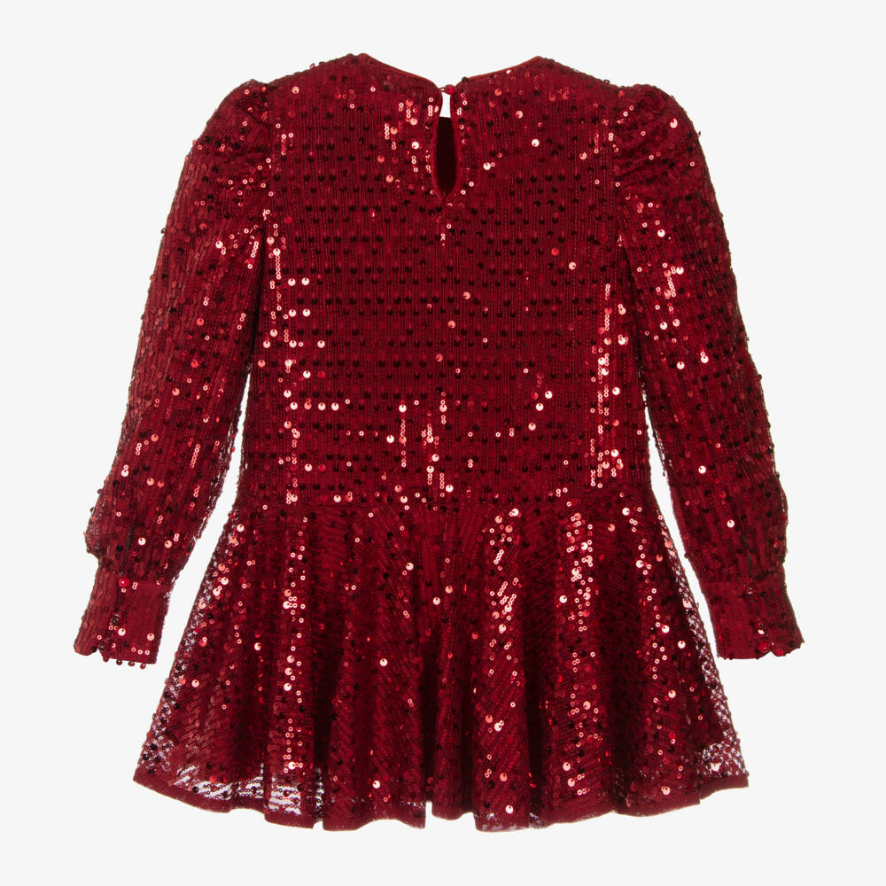 Abel & Lula-فستان بترتر لون أحمر | Childrensalon Outlet