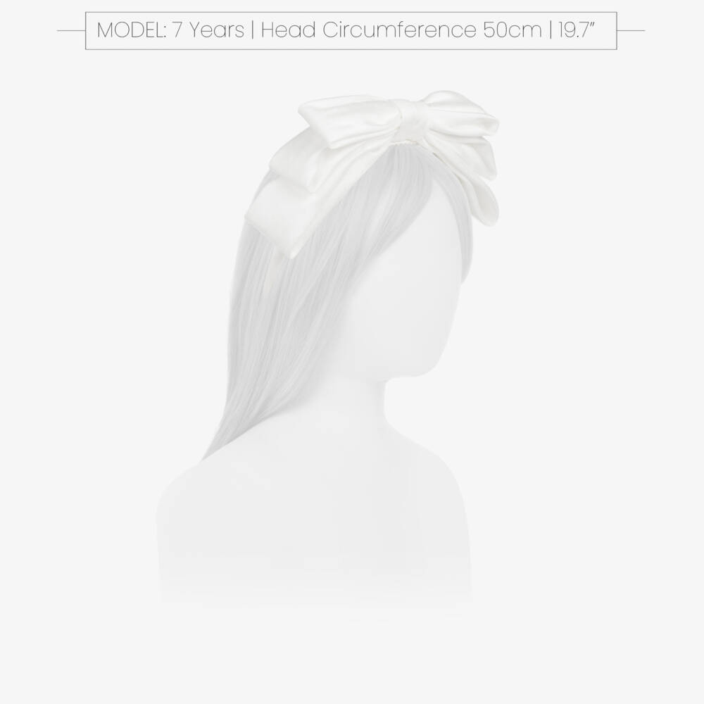 Abel & Lula-Girls Sparkling Tulle Bow Headband | Childrensalon Outlet