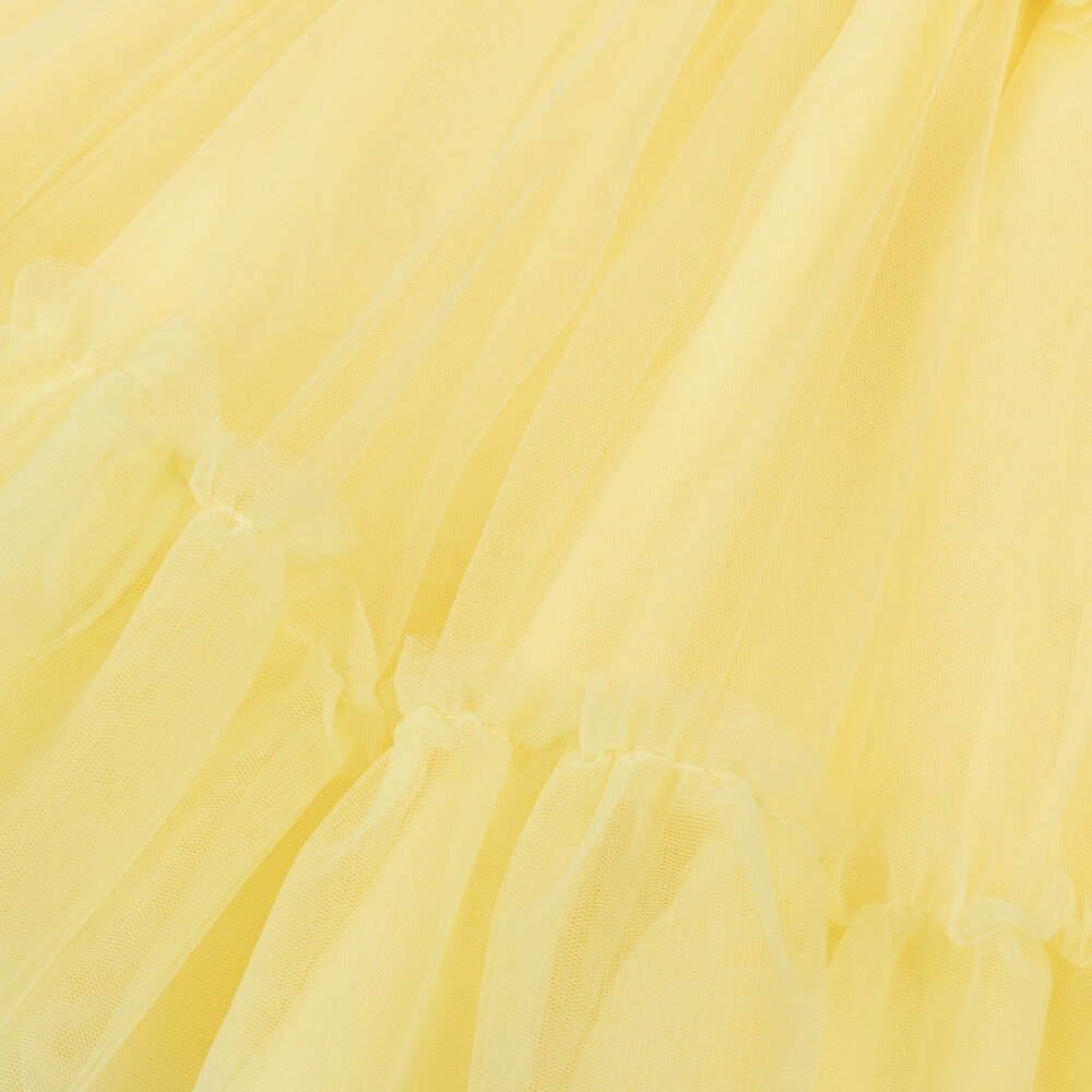 Abel & Lula-Girls Sunny Tulle Layered Gown | Childrensalon Outlet
