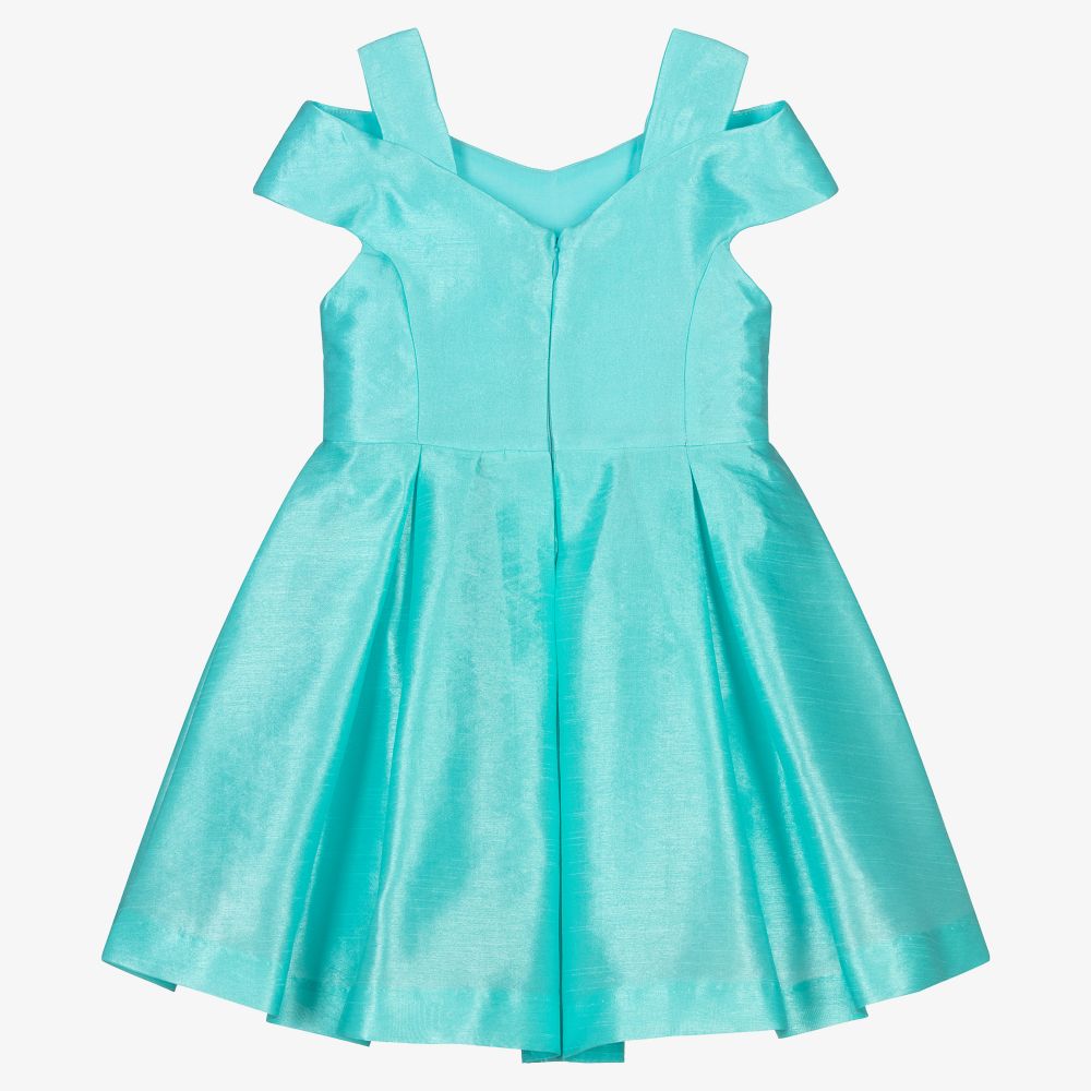 Abel & Lula-Girls Turquoise Blue Dress | Childrensalon Outlet