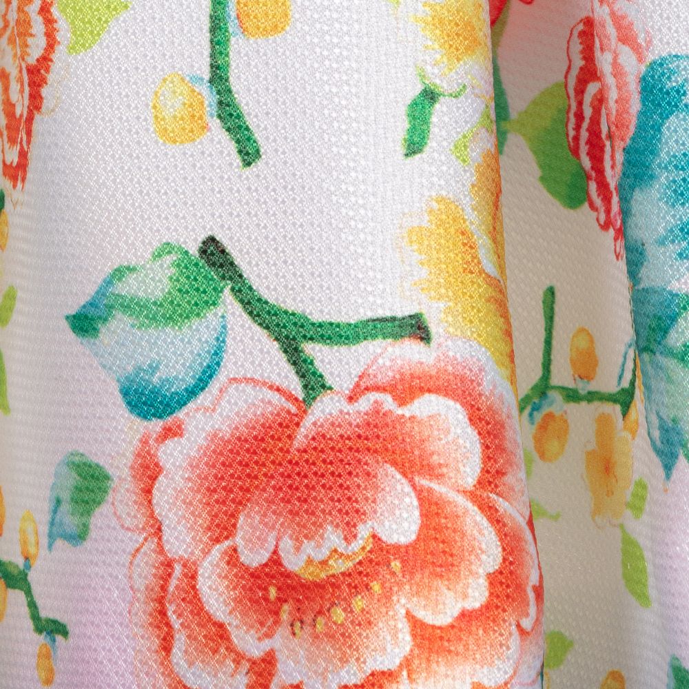 Abel & Lula-Белое платье с цветами для девочек | Childrensalon Outlet