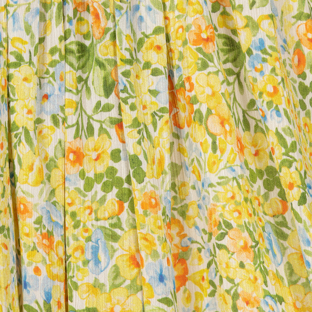 Abel & Lula-Girls Yellow Floral Dress | Childrensalon Outlet