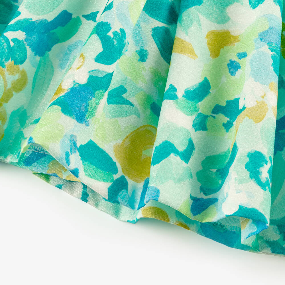 Abel & Lula-Green Floral Dress | Childrensalon Outlet