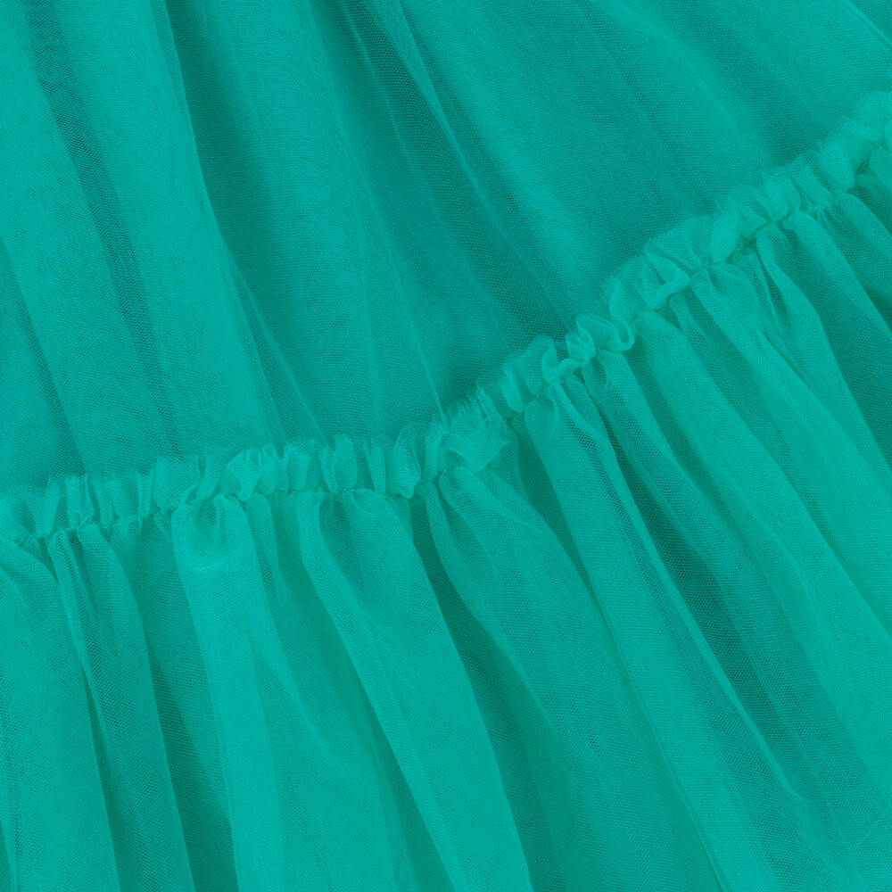 Abel & Lula-Green Tulle Dress | Childrensalon Outlet