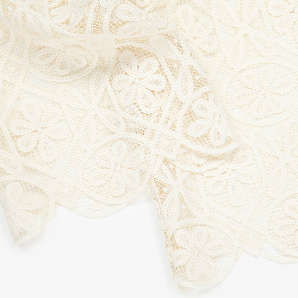 Abel & Lula-Ivory Lace Trouser Set | Childrensalon Outlet