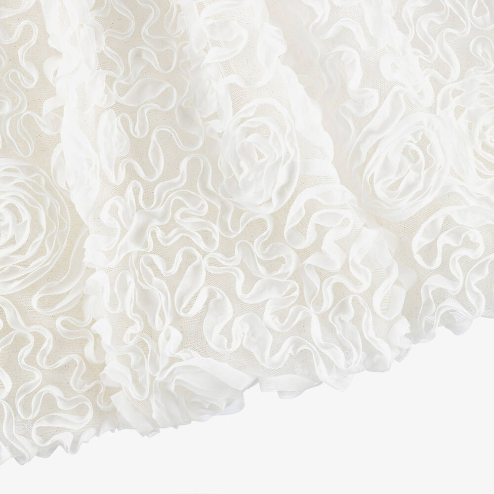 Abel & Lula-Ivory Tulle Floral Dress | Childrensalon Outlet