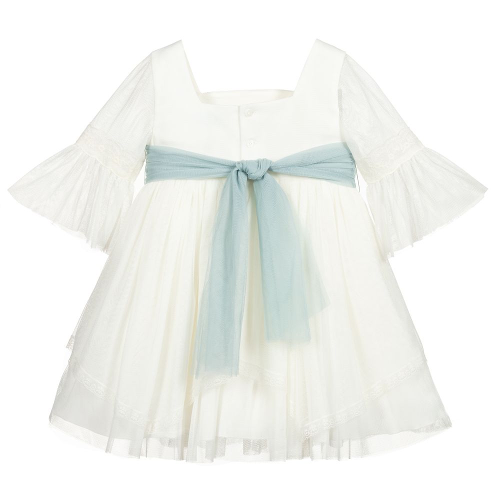 Abel & Lula-Ivory Tulle & Lace Dress | Childrensalon Outlet