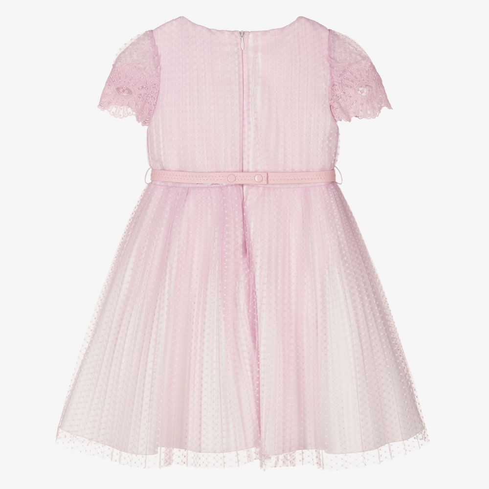 Abel & Lula-Фиолетовое плиссированное платье из тюля | Childrensalon Outlet