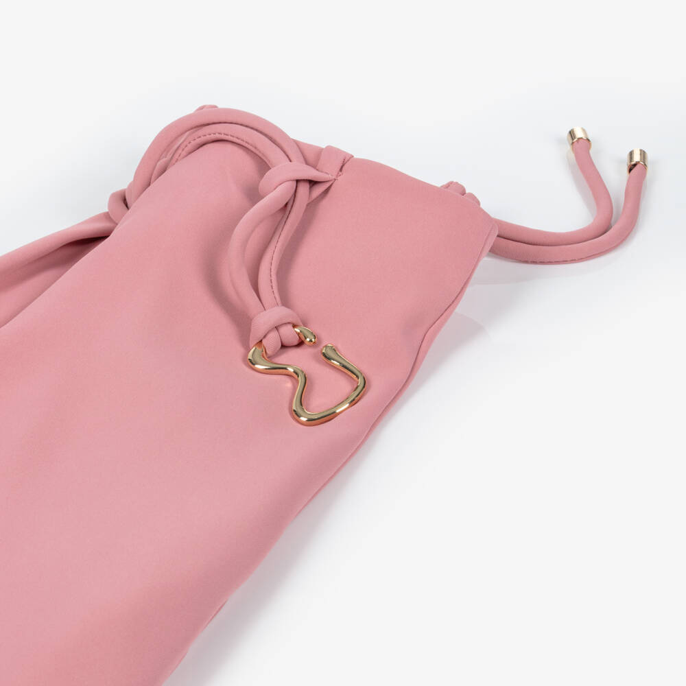 Abel & Lula-Pink Crepe Trouser Set | Childrensalon Outlet