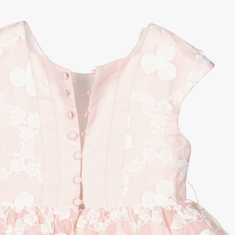 Abel & Lula-Pink Floral Dress | Childrensalon Outlet