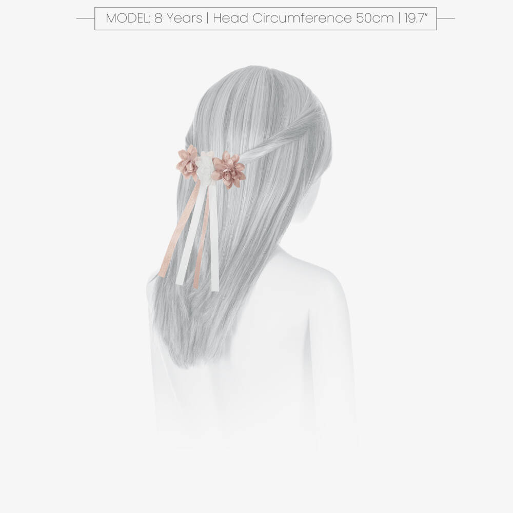 Abel & Lula-Pink Flower Hair Clip | Childrensalon Outlet
