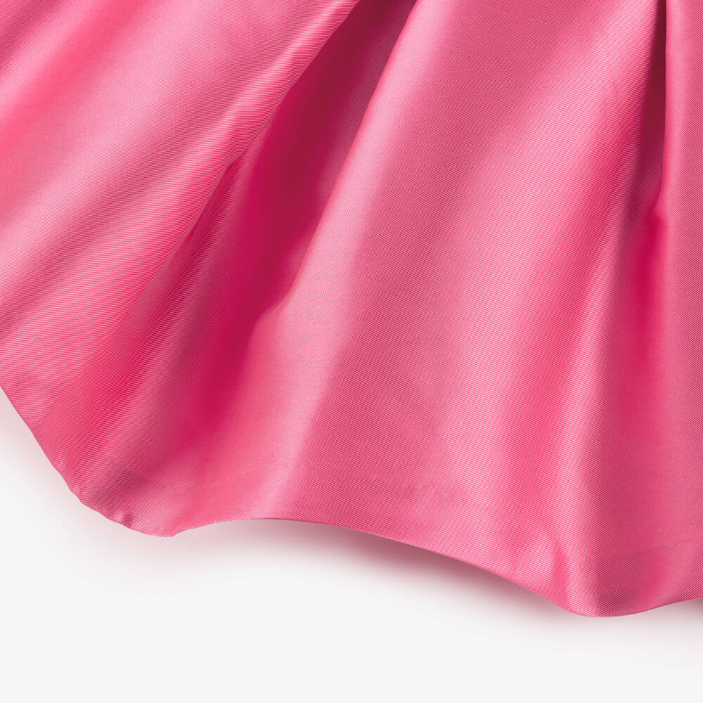Abel & Lula-Pink One Shoulder Satin Dress | Childrensalon Outlet