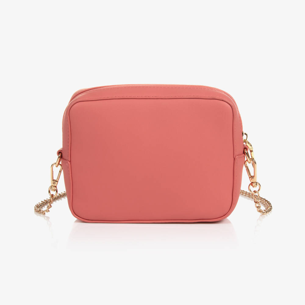 Abel & Lula-Pink Quilted Faux Leather Bag (17cm) | Childrensalon Outlet