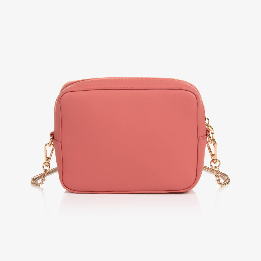 Abel & Lula-Pink Quilted Faux Leather Bag (17cm) | Childrensalon Outlet