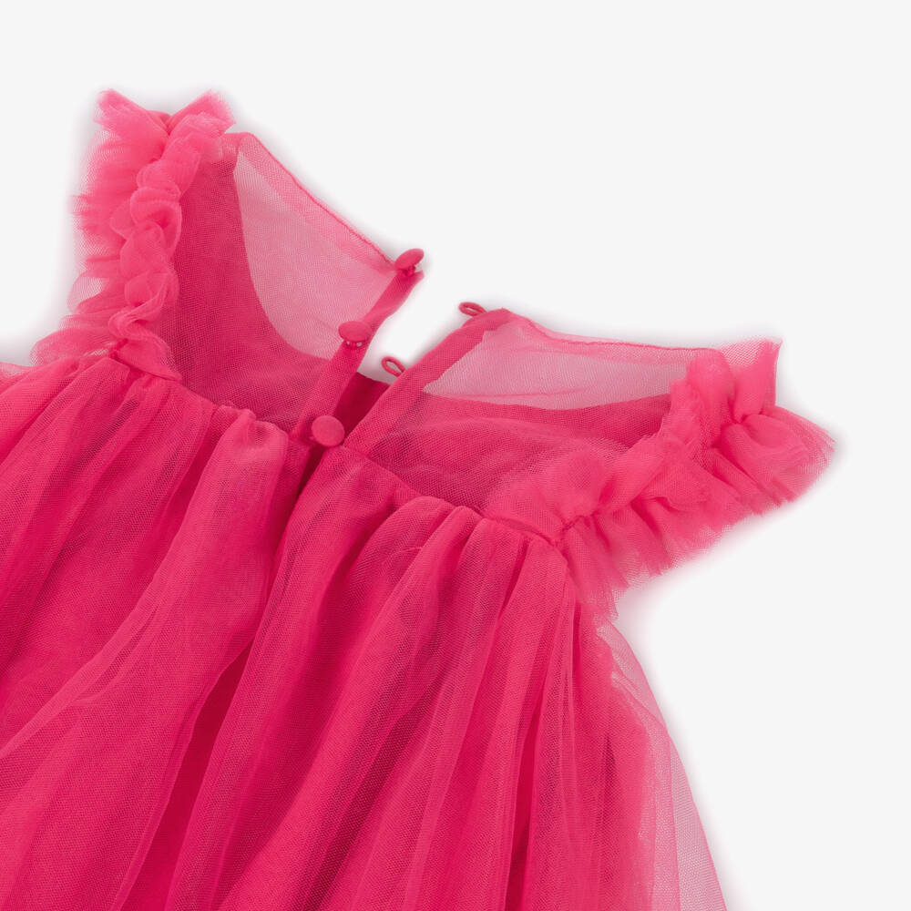 Abel & Lula-Pink Tulle Dress | Childrensalon Outlet