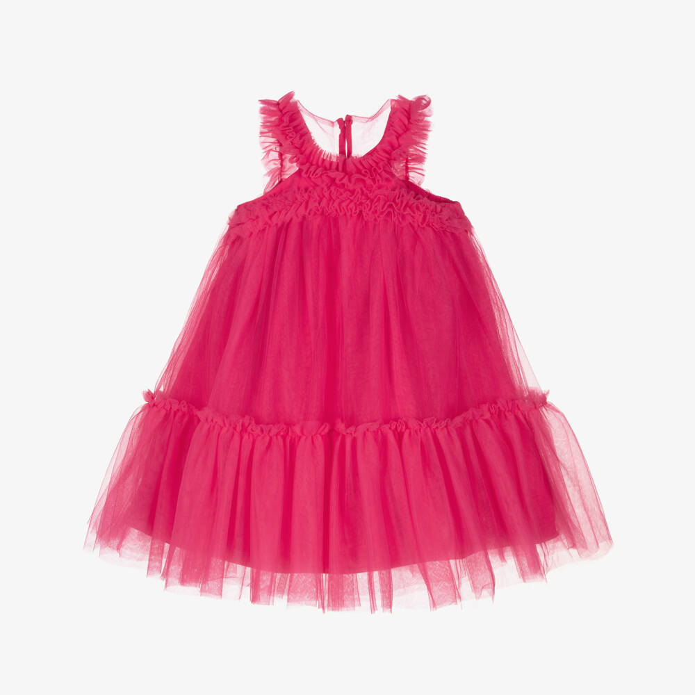 Abel & Lula-Pink Tulle Dress | Childrensalon Outlet