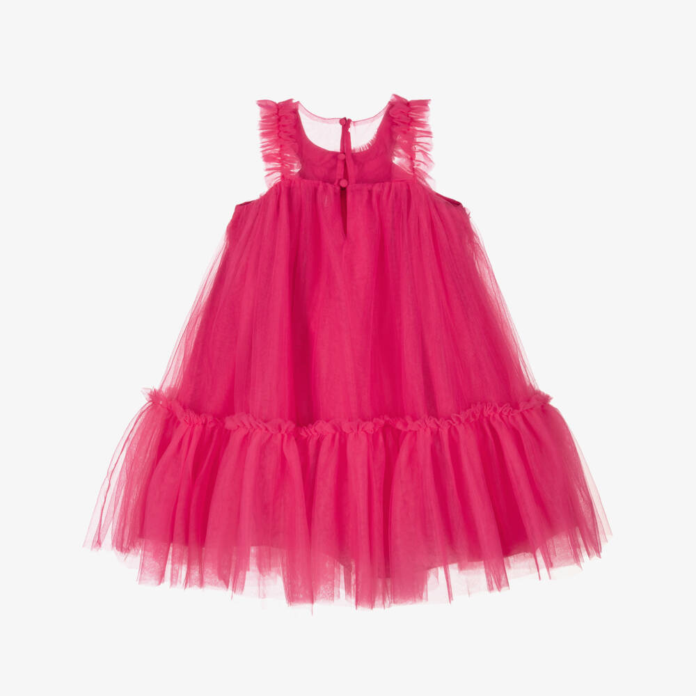 Abel & Lula-Pink Tulle Dress | Childrensalon Outlet
