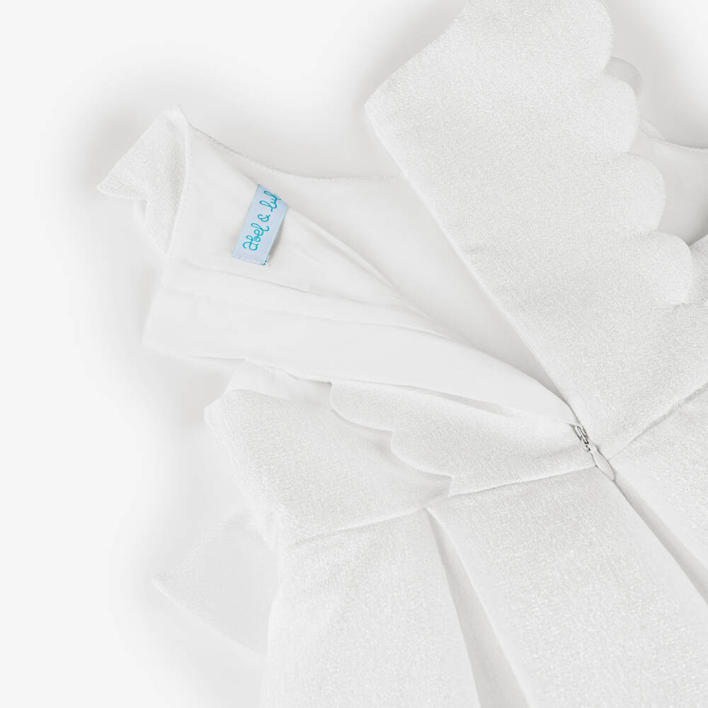 Abel & Lula-White Bow Dress | Childrensalon Outlet