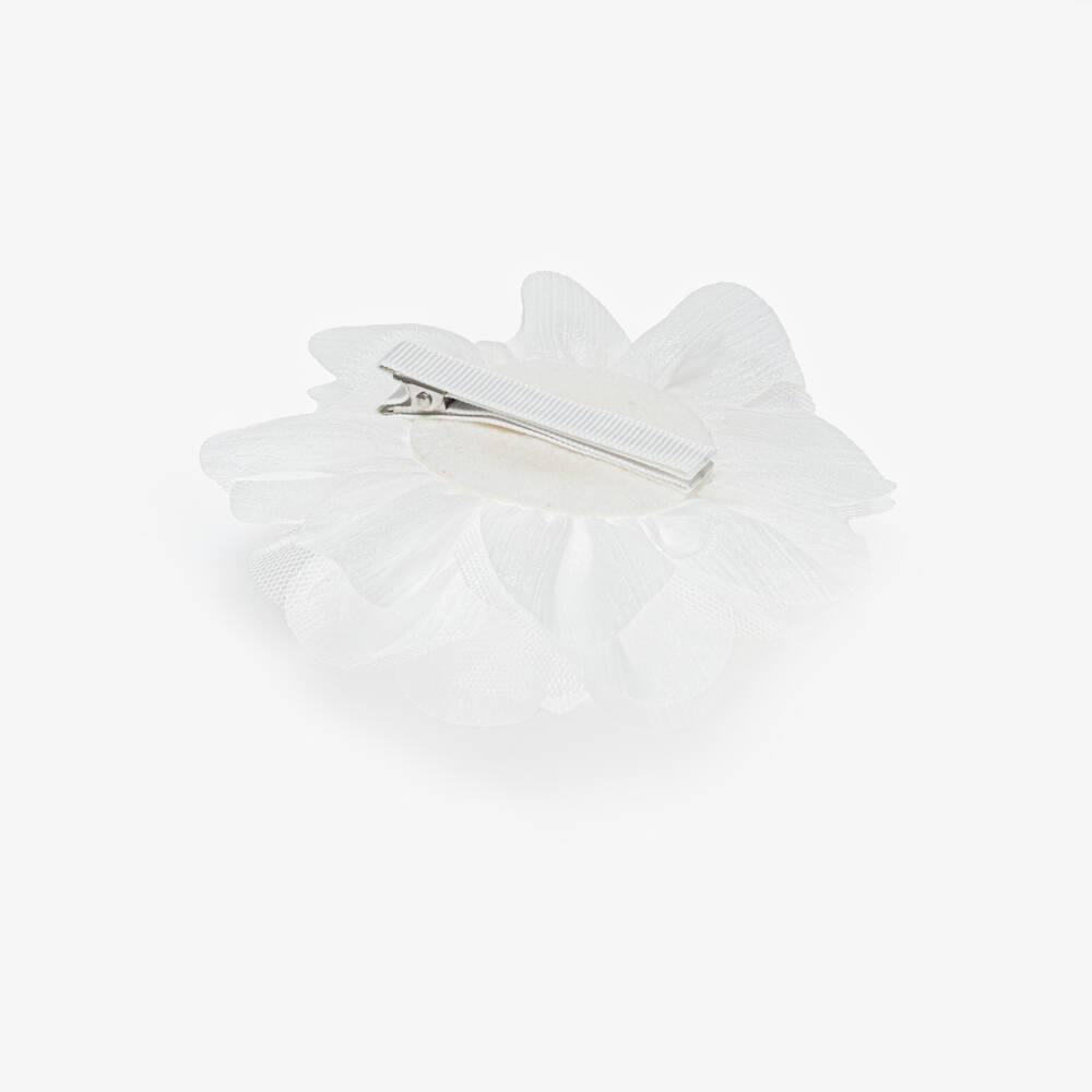 Abel & Lula-White Flower Hair Clip | Childrensalon Outlet