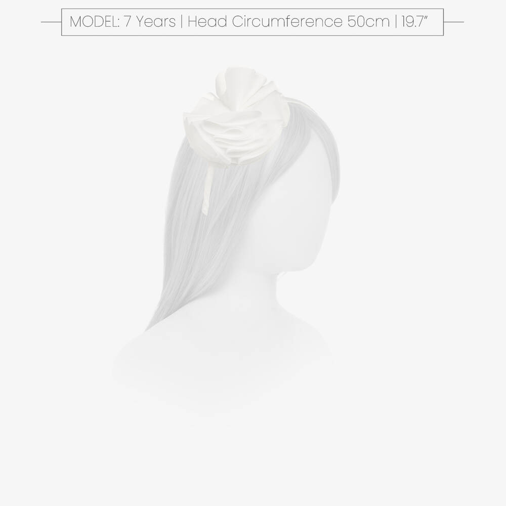 Abel & Lula-White Flower Hairband | Childrensalon Outlet