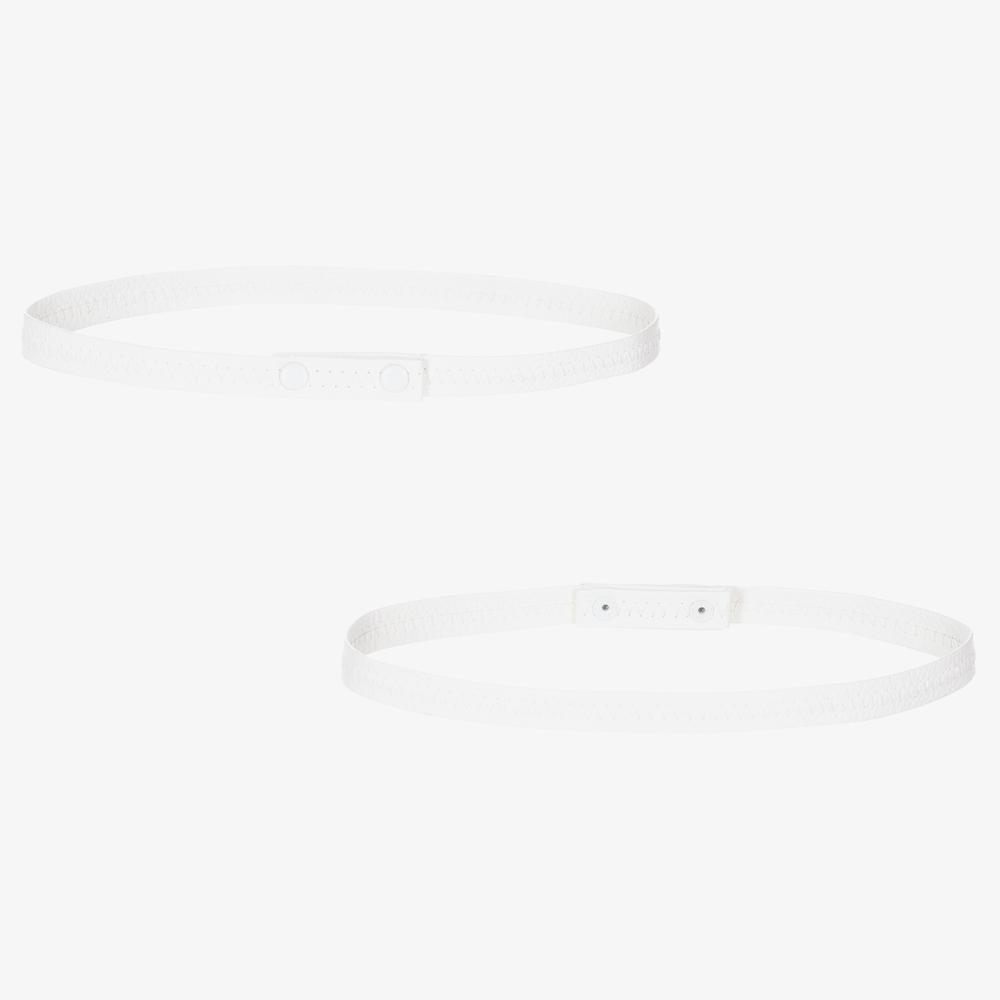 Abel & Lula-Белое плиссированное платье из тюля | Childrensalon Outlet