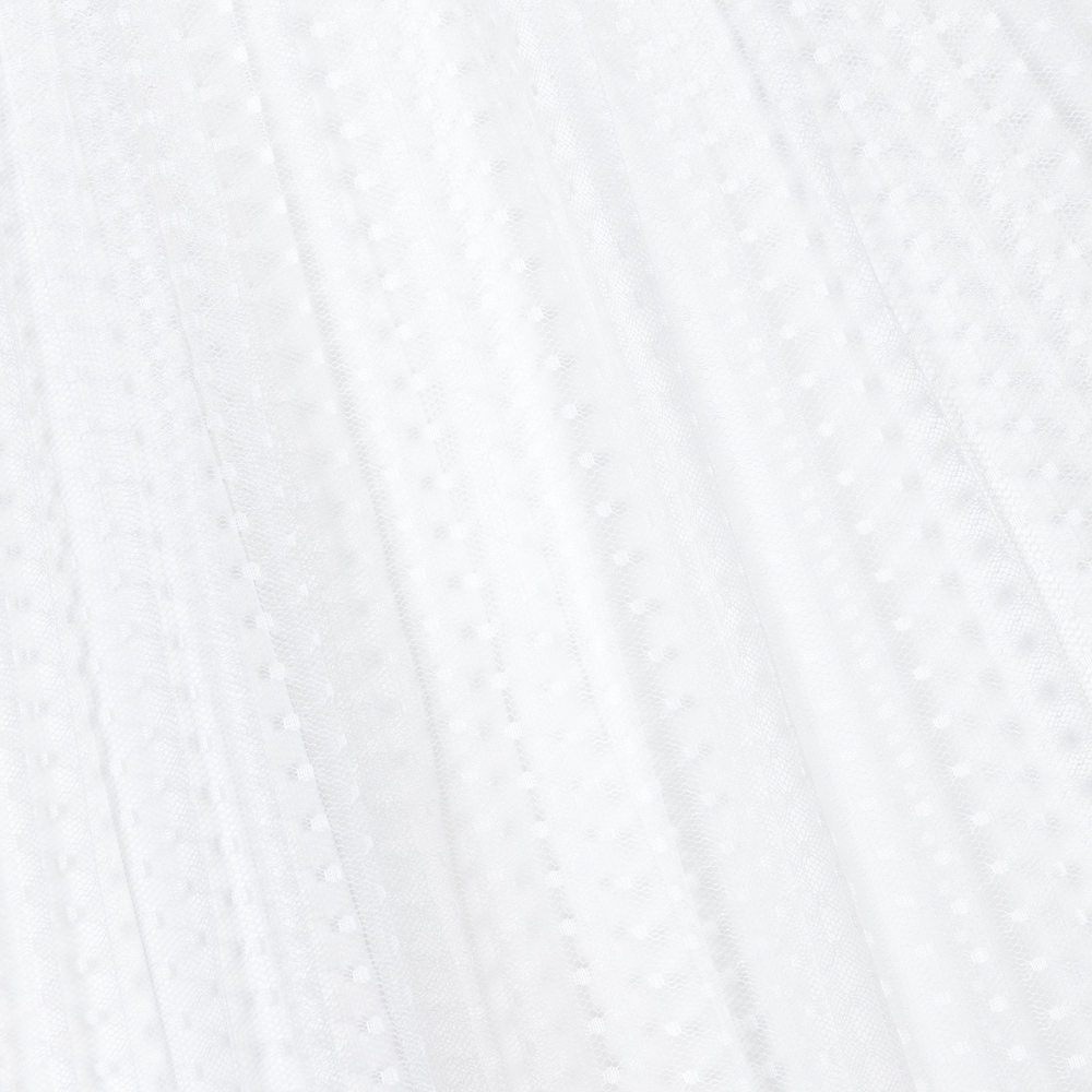 Abel & Lula-Белое плиссированное платье из тюля | Childrensalon Outlet