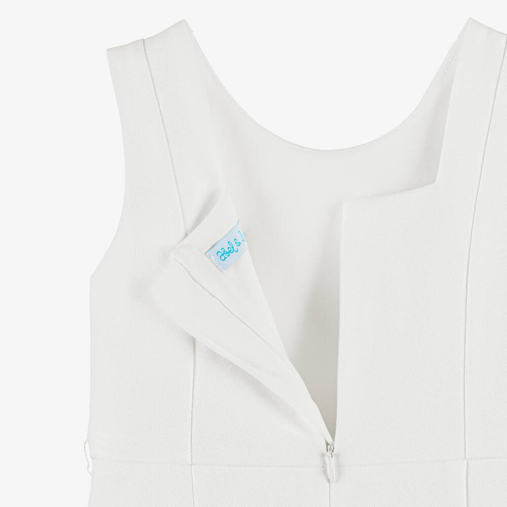 Abel & Lula-White Waistcoat Jumpsuit | Childrensalon Outlet