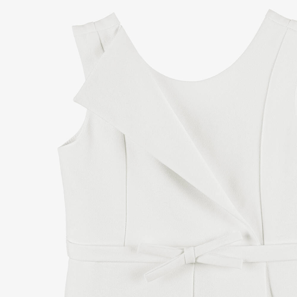 Abel & Lula-White Waistcoat Jumpsuit | Childrensalon Outlet