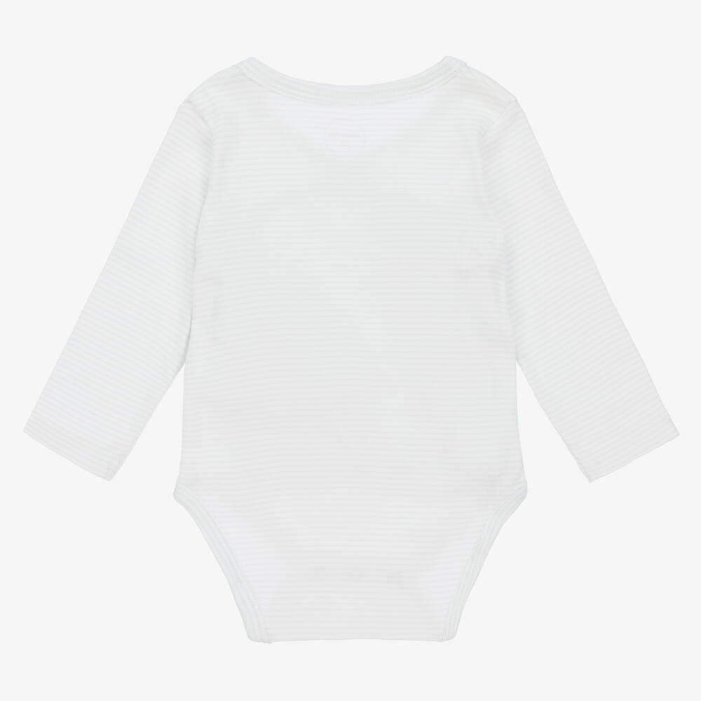 Absorba Baby Boys Blue Cotton Bodyvest 3 Pack Childrensalon