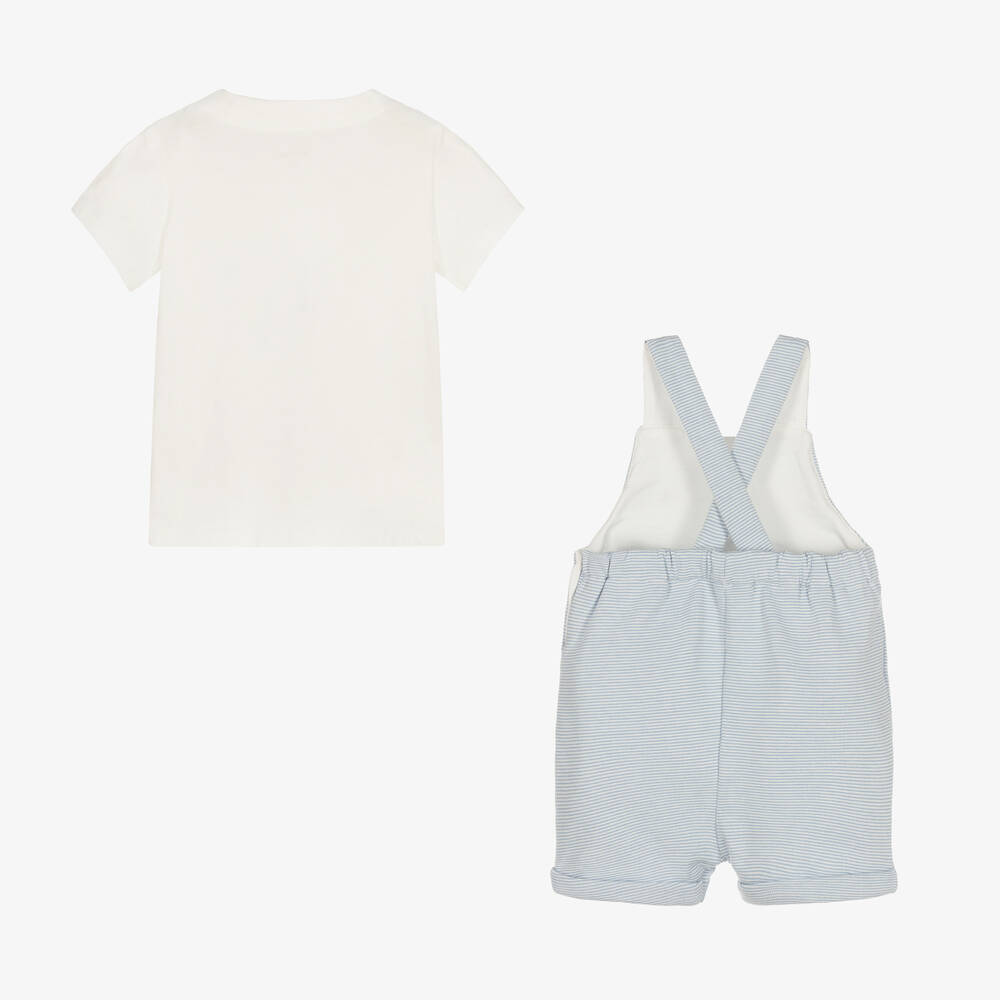 Absorba-Топ и голубой полукомбинезон в полоску | Childrensalon Outlet