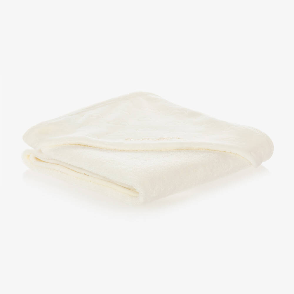 Absorba-Baby Boys Ivory Cozy Hooded Wrap | Childrensalon Outlet